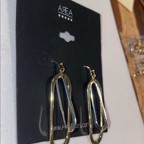AREA dangle earrings- NWT - Picture 2 of 3